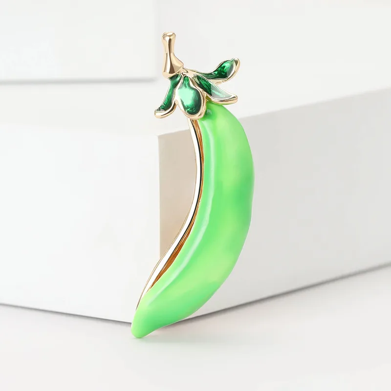 Pastoral Simple Style Pea Alloy Enamel Women's Brooches