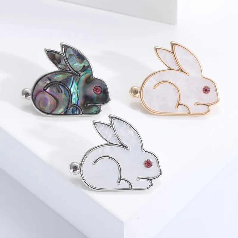 Cute Basic Rabbit Alloy Women's Brooches