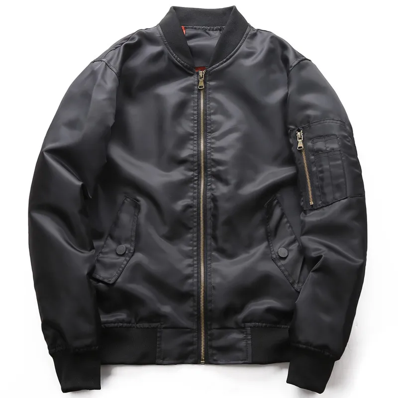 Spring And Autumn Stand Collar Jacket Men's Air Force One MA-1 Pilot Men's Jacket