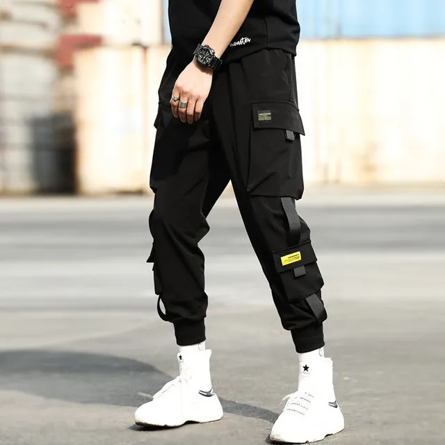 2021 New Pants Men's Korean-Style Fashionable Loose Student  Cropped Chic Casual Working Pants Fashion Brand Ankle Banded