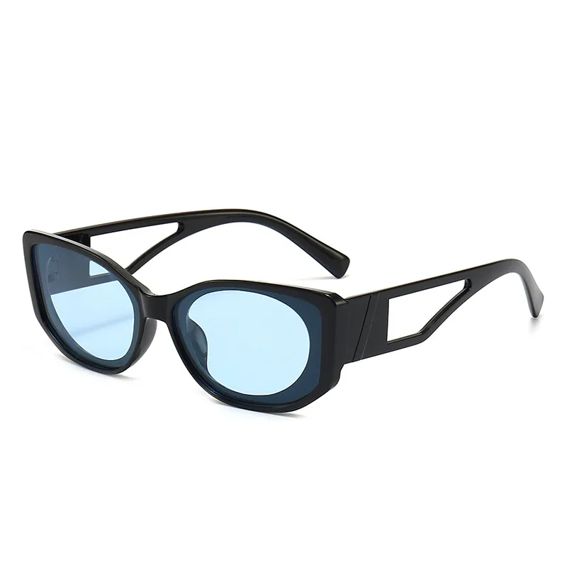 Streetwear Color Block Ac Oval Frame Full Frame Glasses