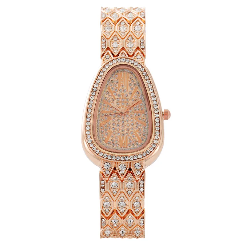 Elegant Glam Geometric Jewelry Buckle Quartz
