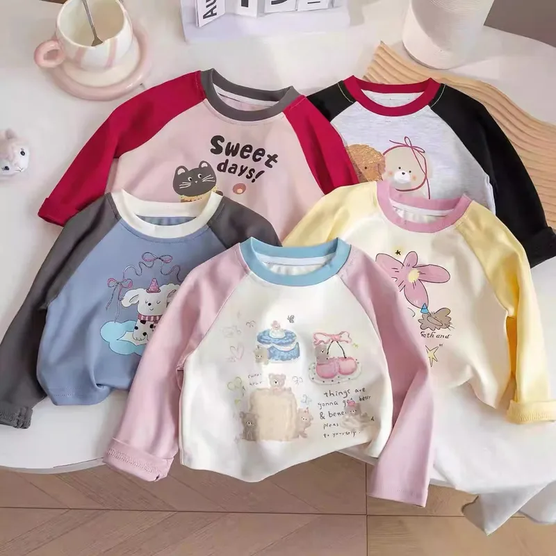 Girl'S Casual Cartoon Cotton