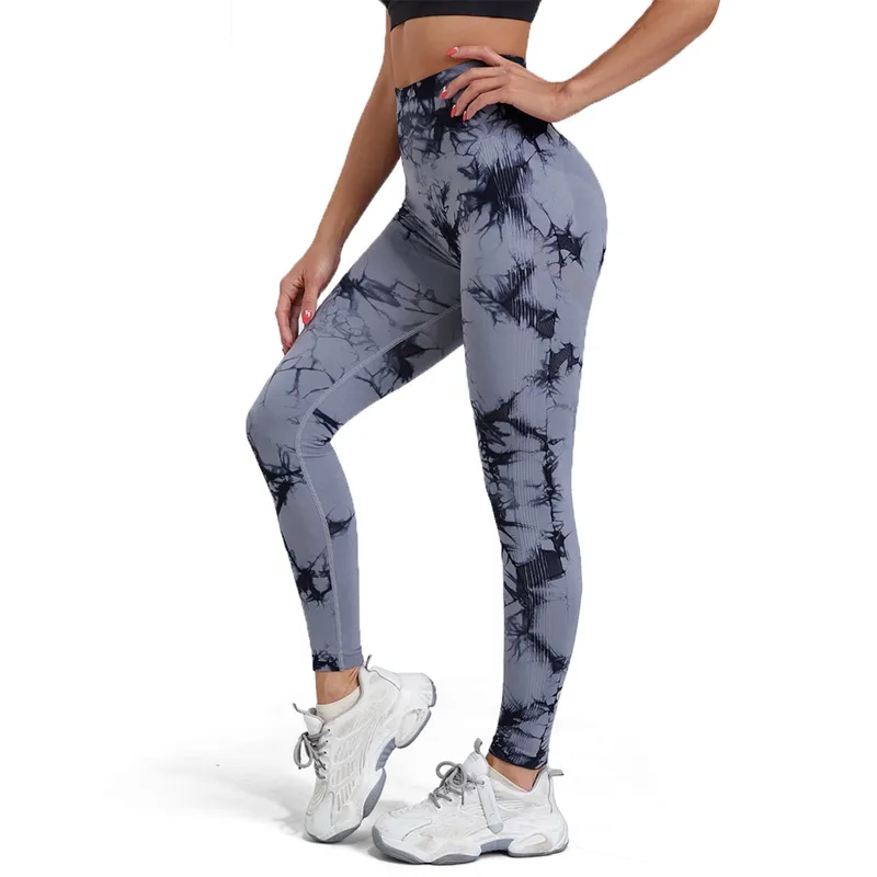 Streetwear Sports Printing Chemical Fiber Blending Nylon Active Bottoms Leggings