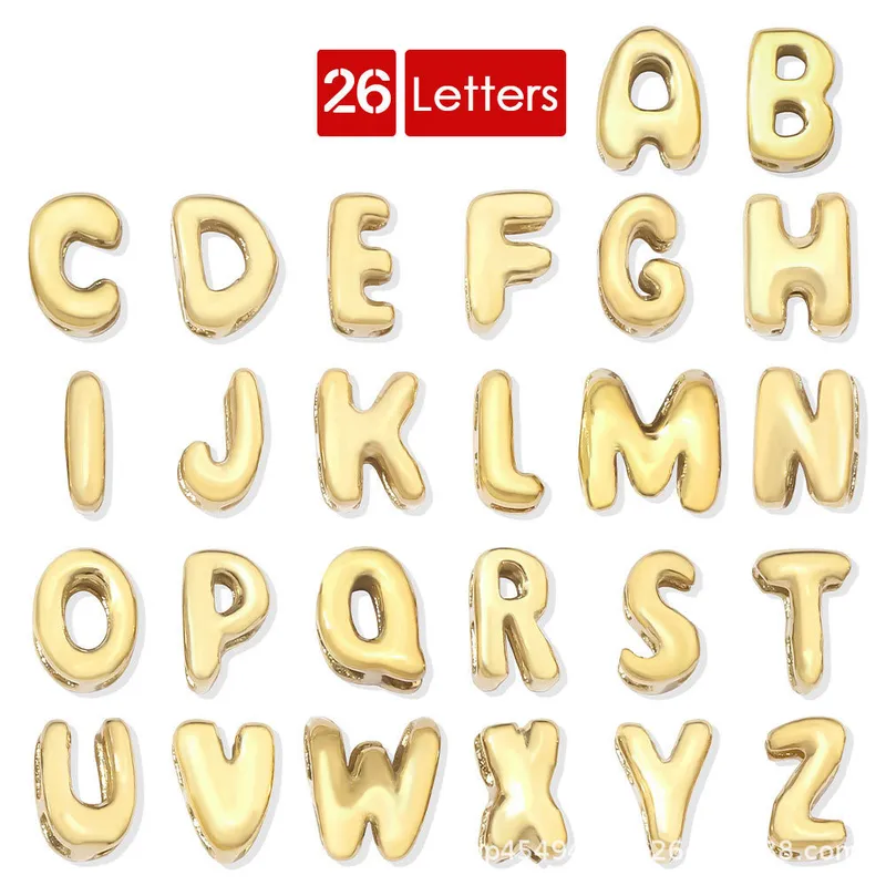 Simple Style Letter 316 Stainless Steel  14K Gold Plated Jewelry Accessories