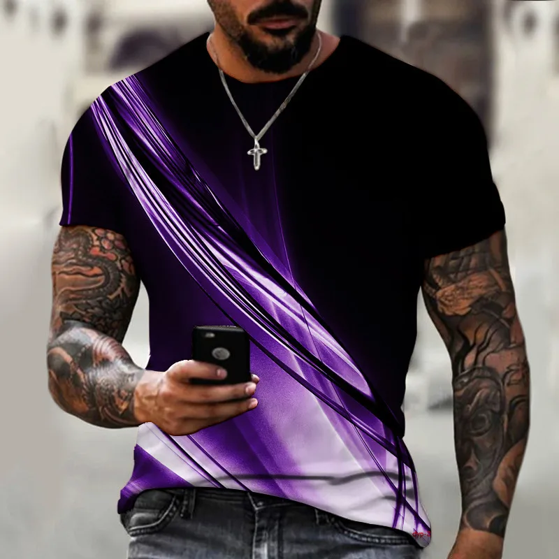 Men's T-shirt Short Sleeve Casual Simple Style Streetwear Printing