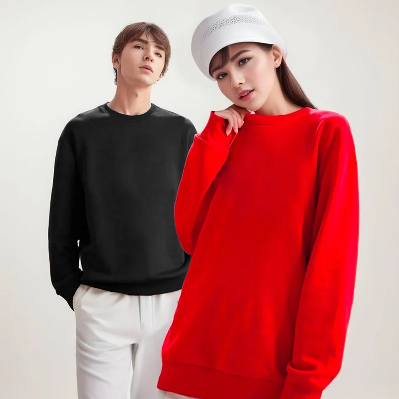 Men's Sweater/Fleece Shirt Pullovers Long Sleeve Men's Hoodies & Sweatshirts Europe And America Solid Color