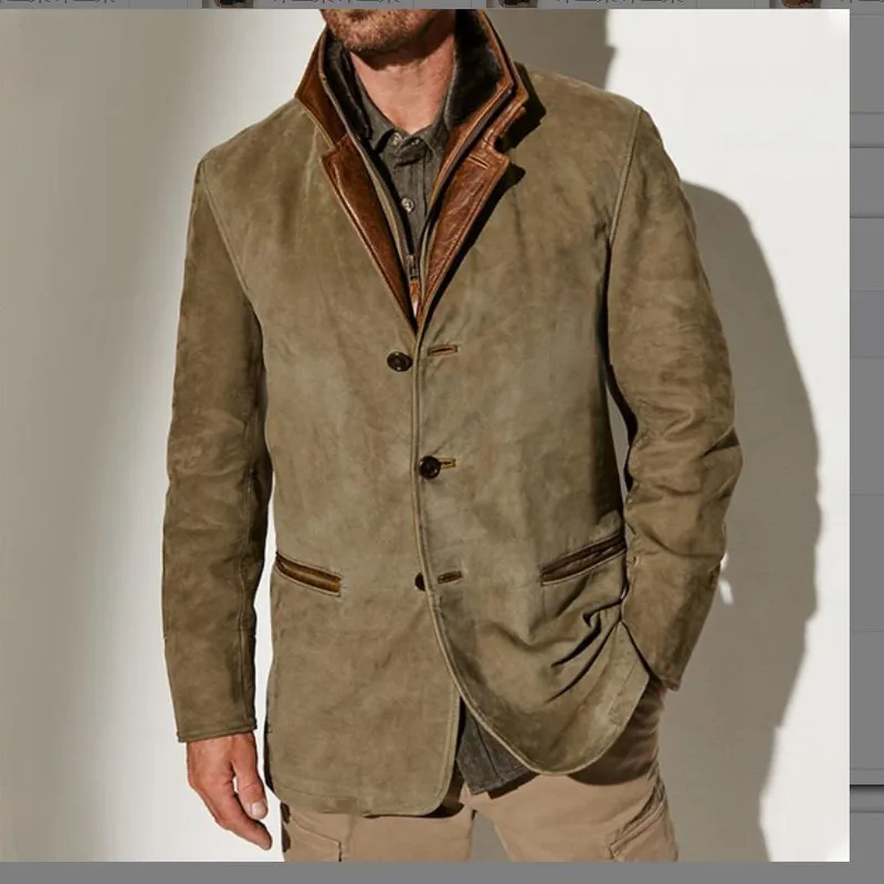 Heavy - Duty Michigan Workwear Jacket - Unisex Vintage American Casual Coat, New Retro Style Design
