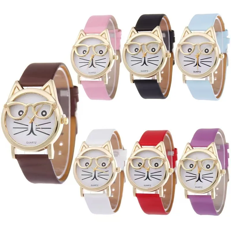 Cute Cat Buckle Quartz