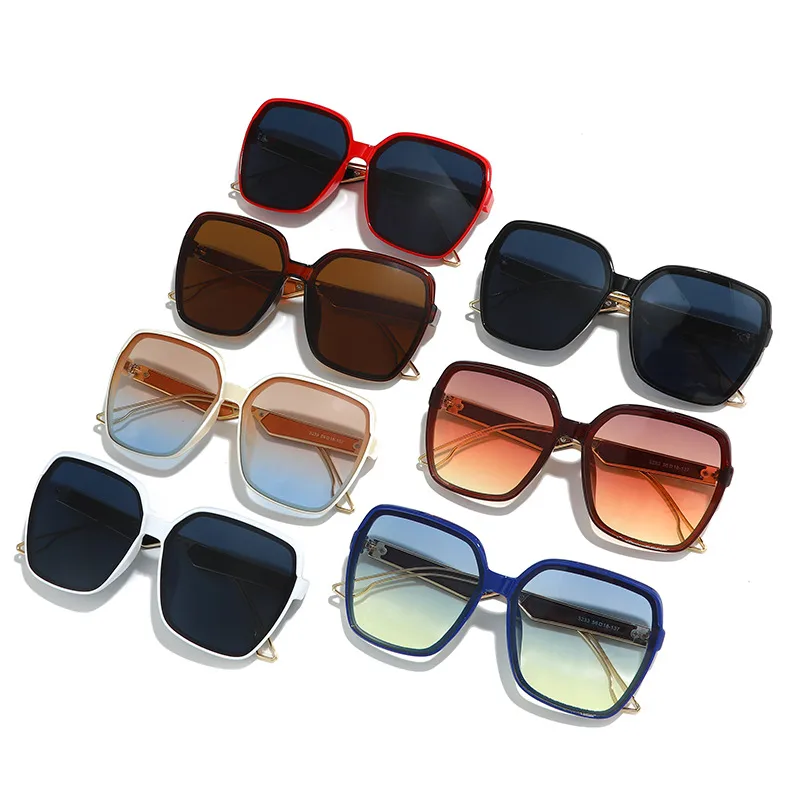 Casual Color Block Pc Square Full Frame Glasses