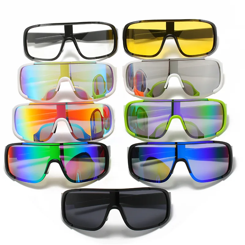 Simple Style Gradient Color Solid Color Pc Special-Shaped Mirror Full Frame Glasses