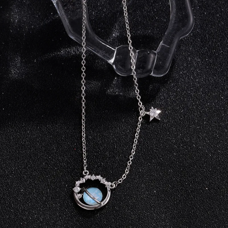 Vacation Simple Style Solid Color Copper Inlay Zircon Women's Pendant Necklace