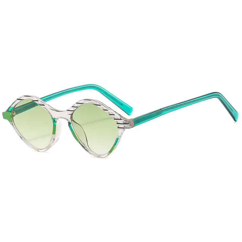 Vintage Style Simple Style Solid Color Pc Polygon Full Frame Glasses
