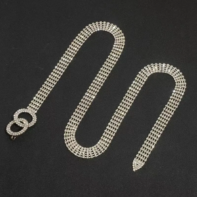 Simple Style Geometric Metal Women's Chain Belts