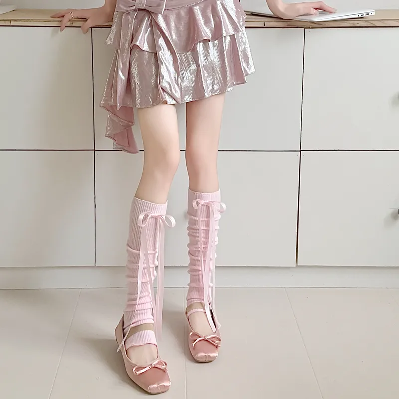Women's Cute Sweet Bow Knot Polyacrylonitrile Fiber A Pair