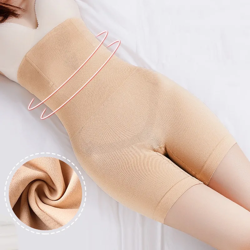 Solid Color Stereotype Waist Support Gather Shaping Underwear