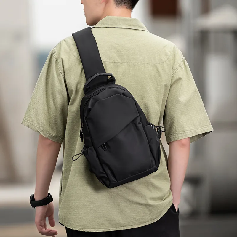Foreign Trade Messenger Bag Men's Simple Shoulder Bag Men's Shoulder Bag New Chest Bag Small Backpack Sports Small Crossbody Bag