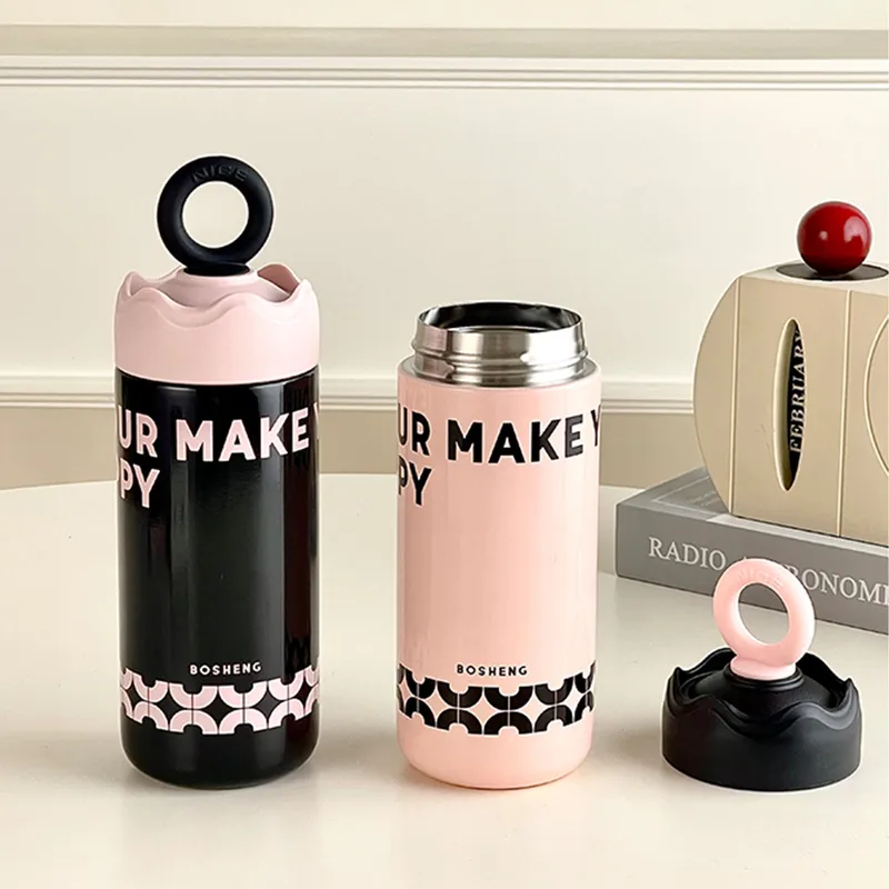 Casual Letter 201 Stainless Steel 304 Stainless Steel Thermos Cup 1 Piece
