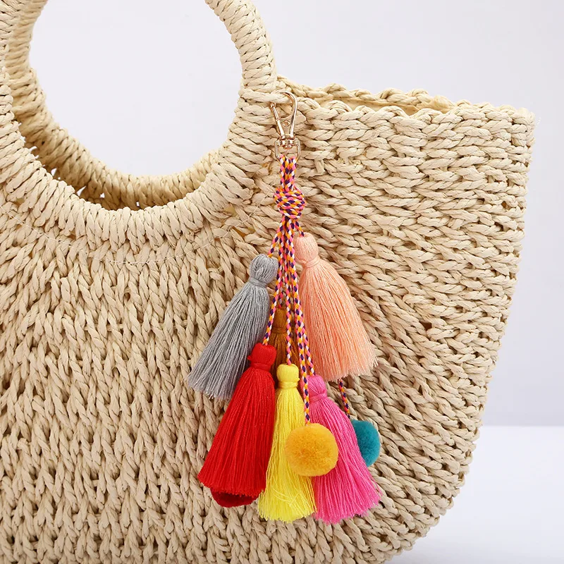 Polyester Colorful Bag Charms