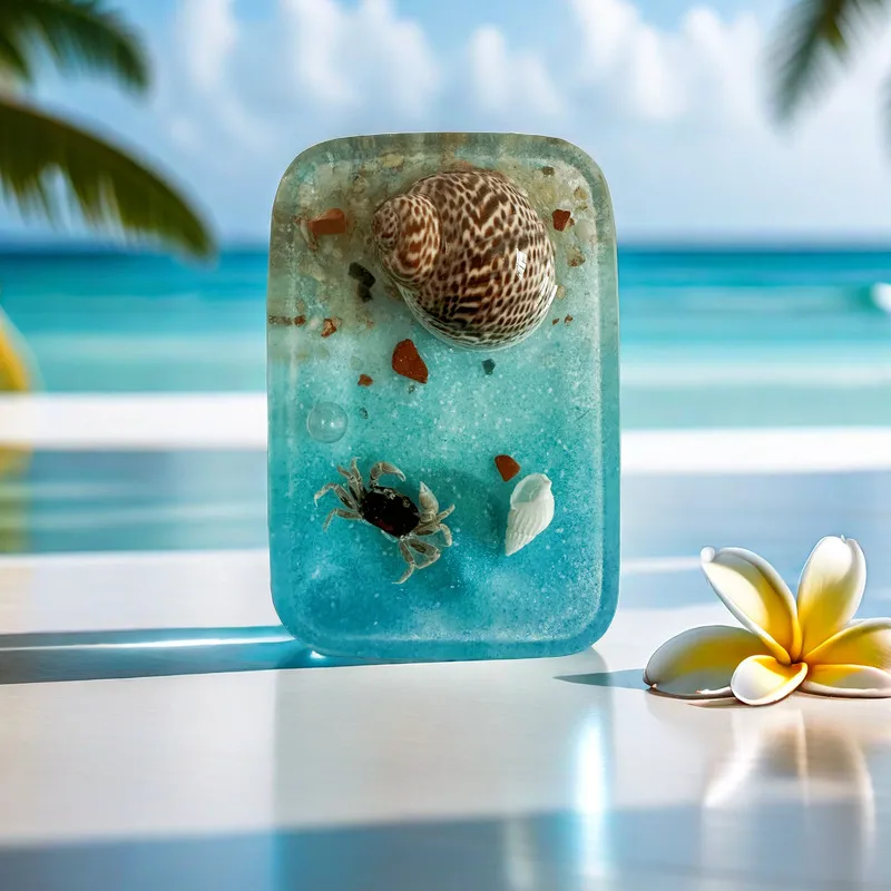 Marine Style Conch Shell Resin Shell Refrigerator Magnet