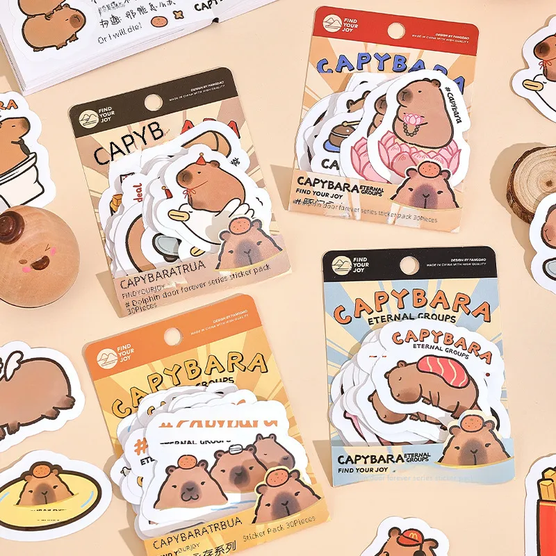 Fangdao Dolphin Door Forever Series Stickers Package Creative Cartoon Cute DIY Journal Decorative Stickers 4