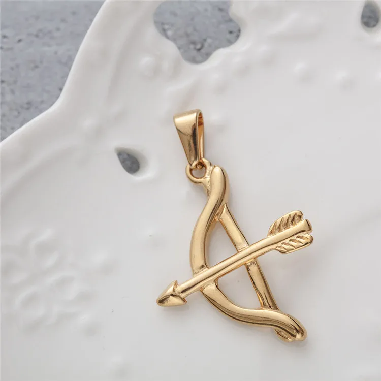 Retro Solid Color 316L Stainless Steel  Charms