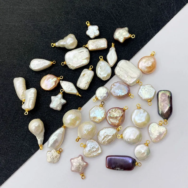 Classic Style Star Heart Shape Rhombus Freshwater Pearl Polishing Unisex