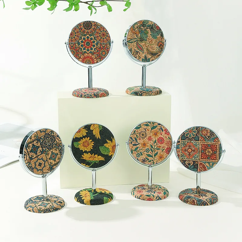 Elegant Retro Floral Wood