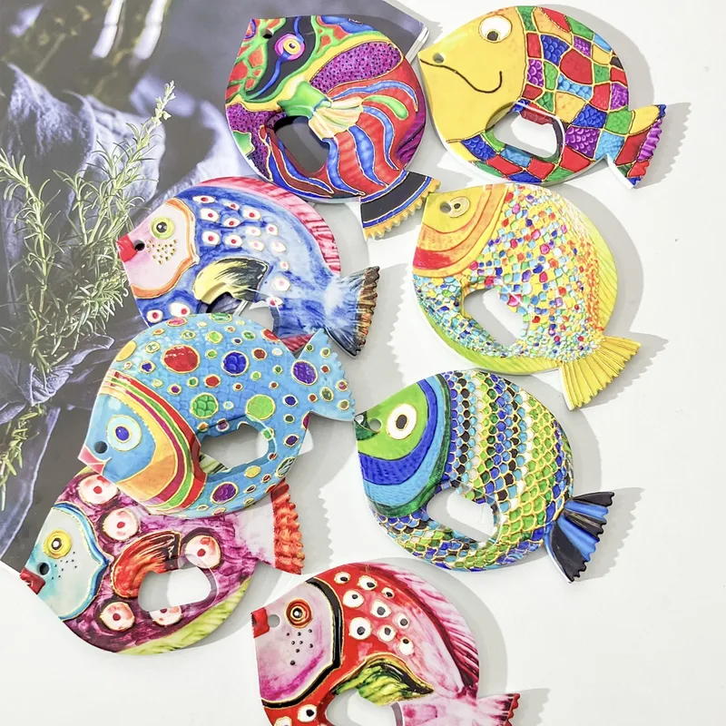 Cute Fish Melamine Refrigerator Magnet