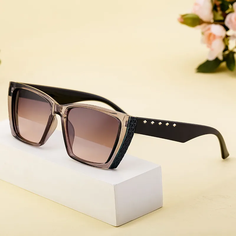 Modern Style Geometric Pc Square Full Frame Glasses