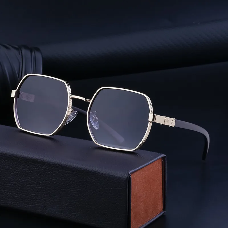 Retro Classic Style Solid Color Pc Square Full Frame Glasses