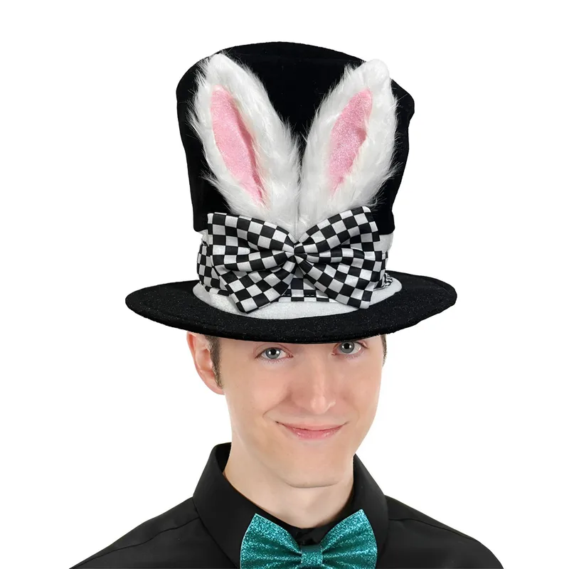 Cute Bunny Ears Dense Velvet Nonwoven Outdoor Decoration