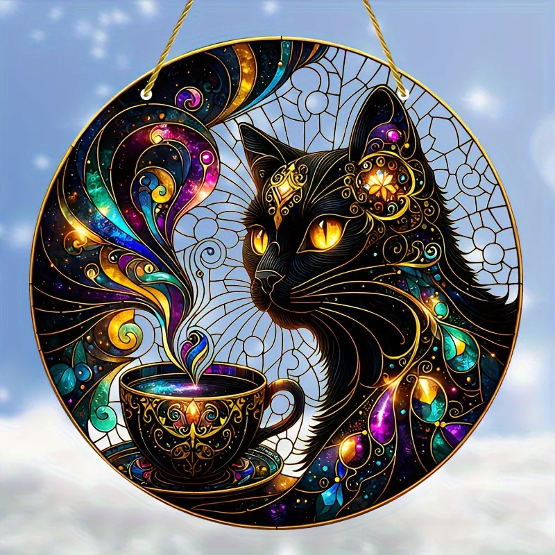 1 Piece Cat Daily Arylic Cute