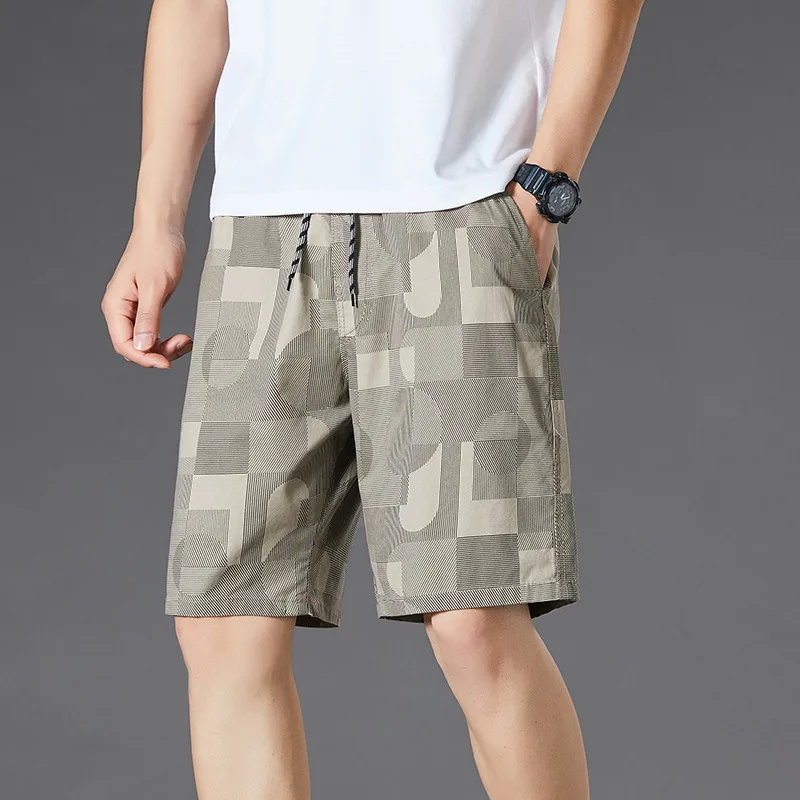 Men's Cotton Camouflage Cargo Shorts Summer Washed Workwear Mid - Length Casual Home Outdoor Plus Size