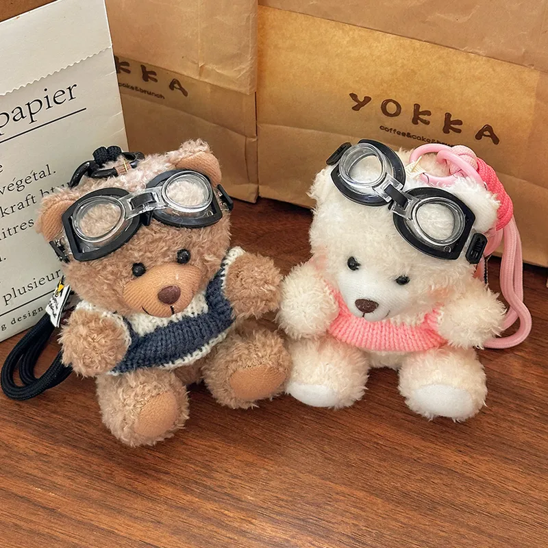 PP Cotton Plush Bear Panda Bag Pendant Keychain Bag Charms