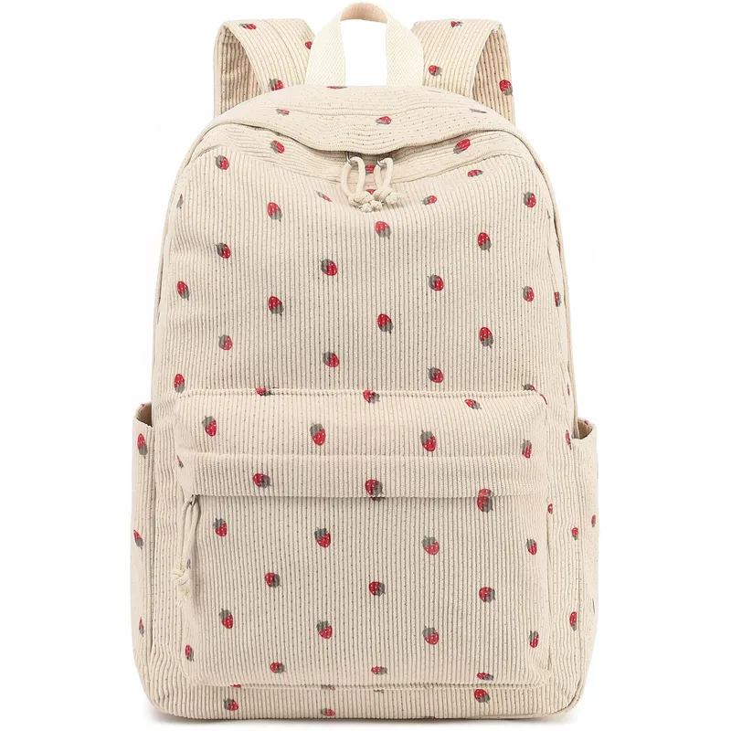 Clouds Strawberry Casual School School Backpack