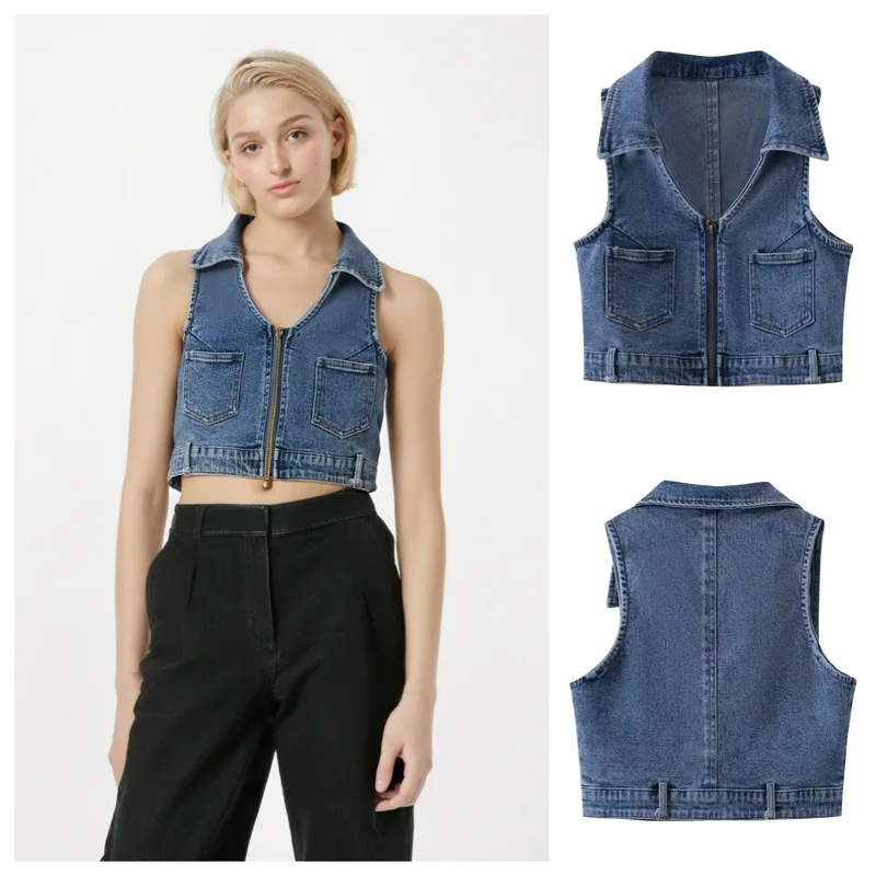 Women's Vest Sleeveless Blazers Simple Style Streetwear Solid Color