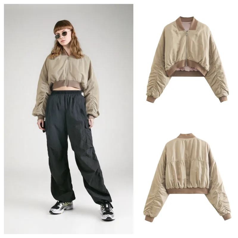 Women's Streetwear Color Block Jacket