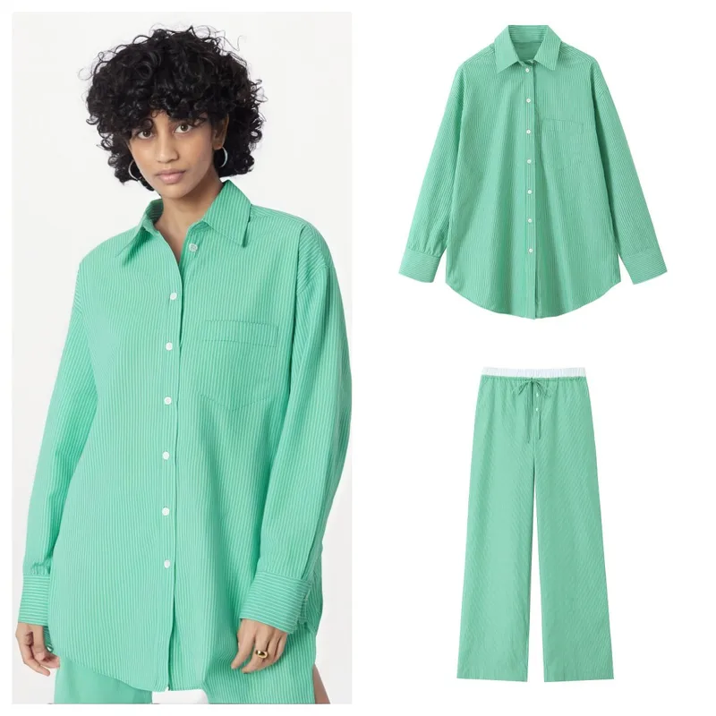 Holiday Selfie Women's Casual Elegant Streetwear Stripe Polyester Pant Co-ord Set Shorts Sets