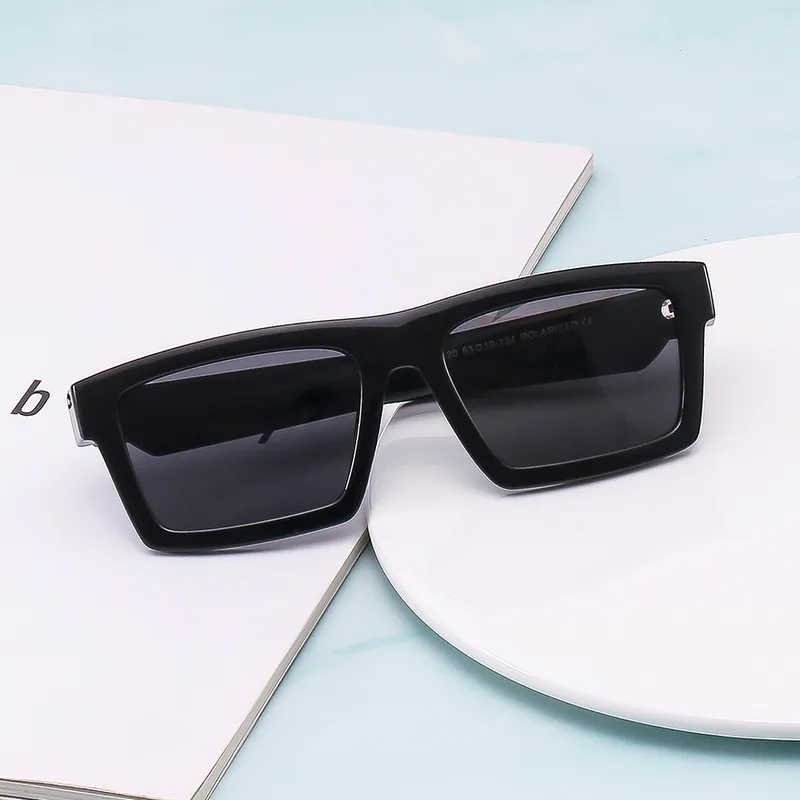 Casual Elegant Solid Color Pc Square Full Frame Glasses