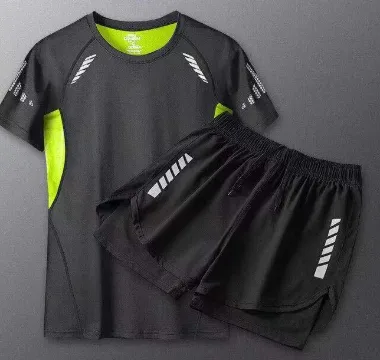 Men's Swimwear Set - Secure Fit Swimming Trunks & Top For Adults & Teens, Pool & Hot Spring Use