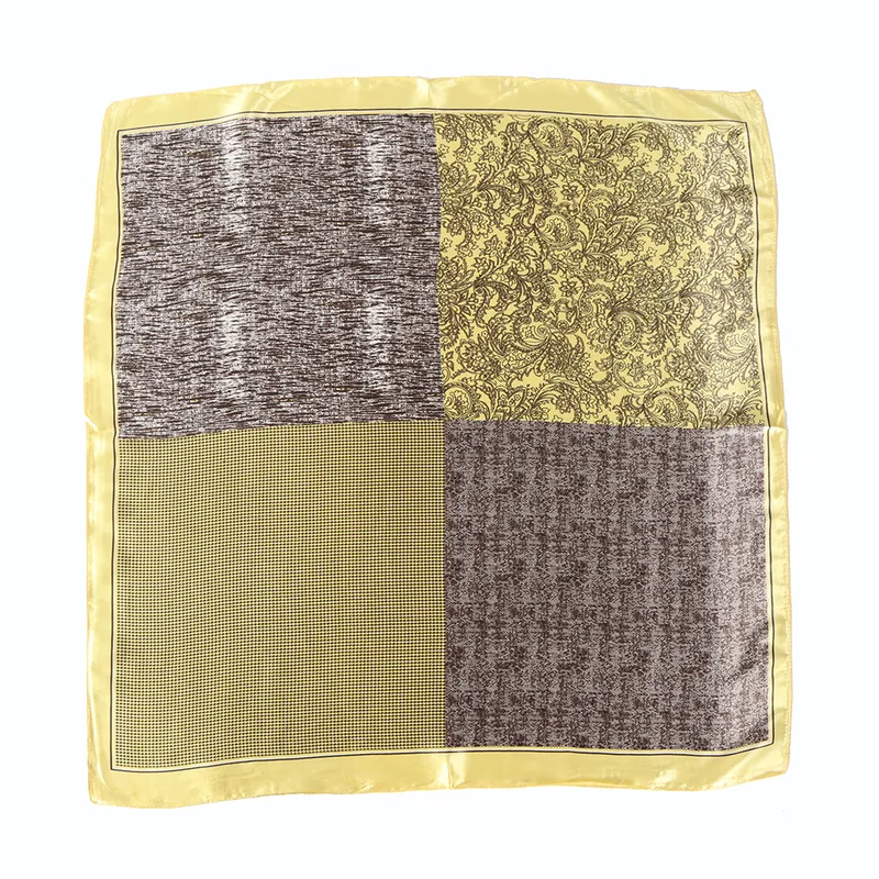Women's Casual Simple Style Cashew Nuts Satin Silk Scarf