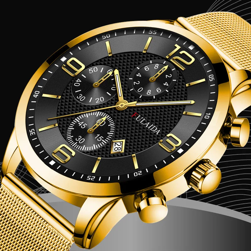 Modern Style Round Buckle Quartz