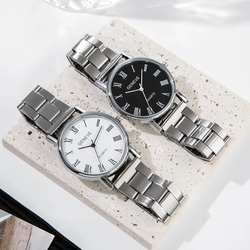 Casual Commute Solid Color Single Folding Buckle Quartz