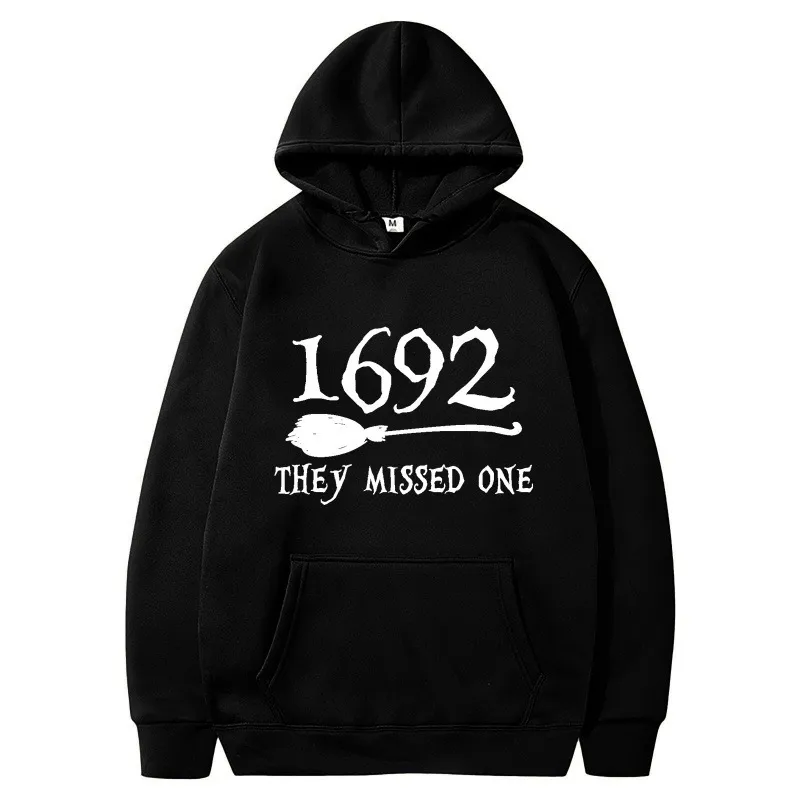 Cross-Border Foreign Trade Amazon New 1692 They Missed One Printed Hoodie Loose Top