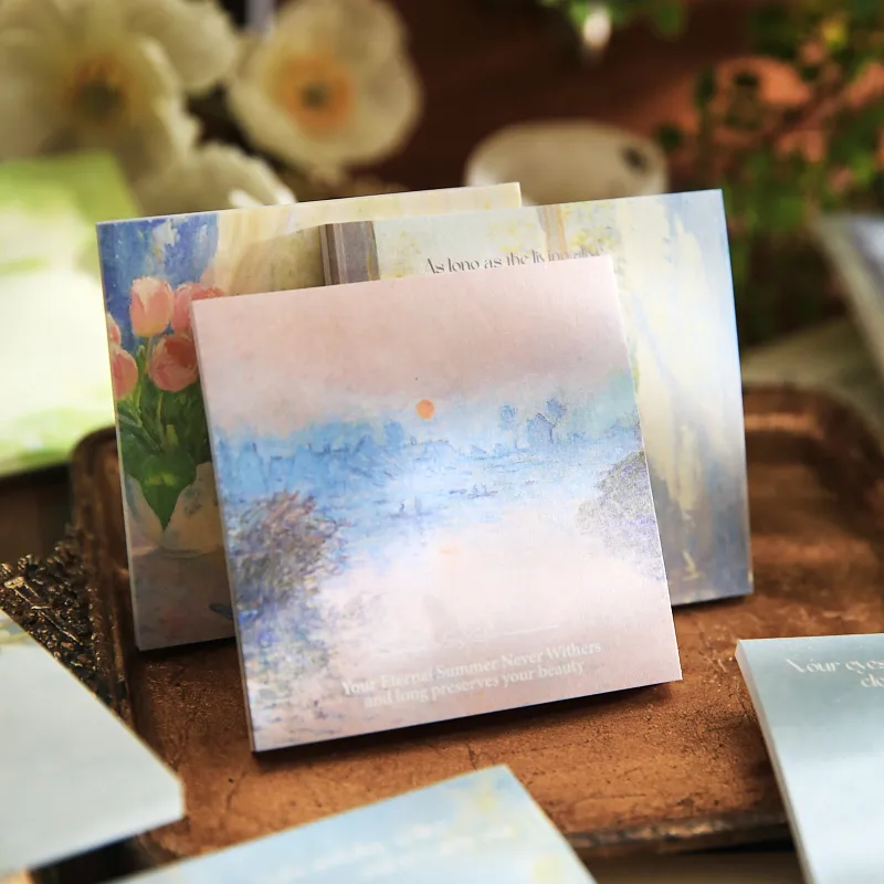 Oil Painting Class Learning School Paper Elegant Classical Retro Notebook