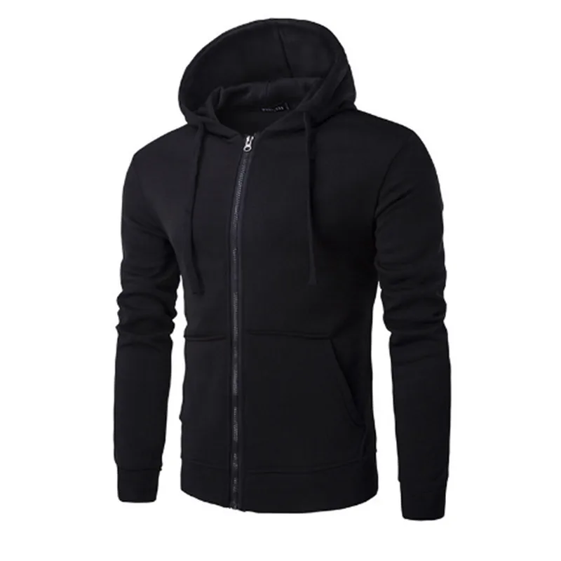 Foreign Trade Cardigan Sweater Solid Color Hoodie Fleece Top Autumn And Winter Men's And Women's Loose Sports Zip-up Shirt 15 Colors