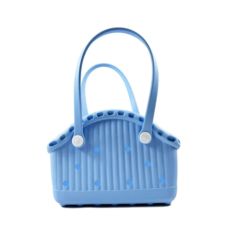 Women's Medium EVA Solid Color Vintage Style Classic Style Square Open Tote Bag