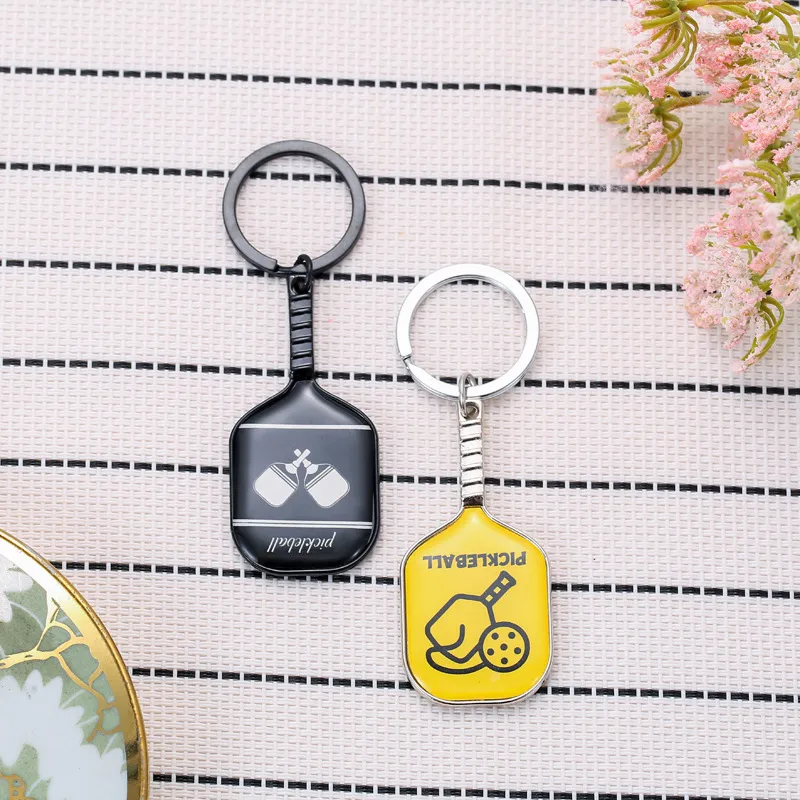 Modern Style Racket Metal Unisex Unisex Keychain