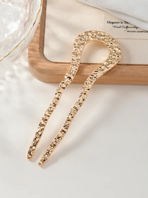 Women's Simple Style Solid Color Alloy Hair Sticks